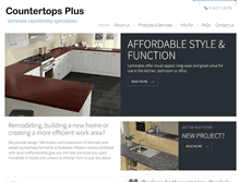 Tablet Screenshot of countertopsplus.ca